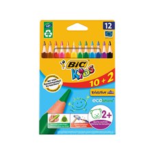 Bic Kids Evolution Triangle ECOlutions Colouring Pencils Assorted 12pcs