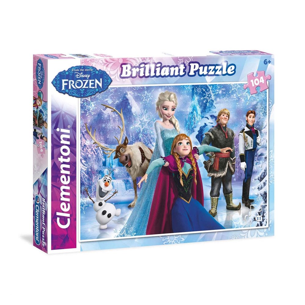 Clementoni Puzzle 104 Κομματια Disney Brilliant Frozen 