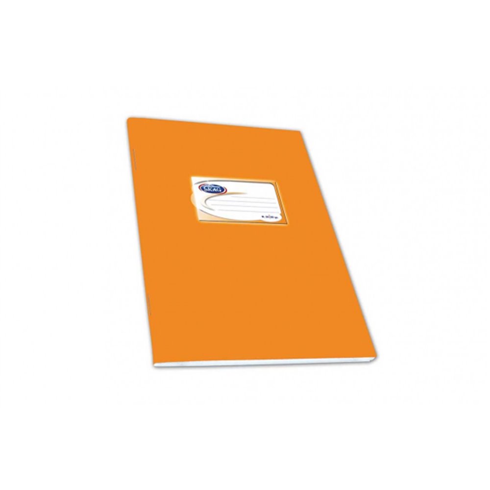 Skag Paper Notebook Orange 17Χ25 60gr. 50 Sheet 