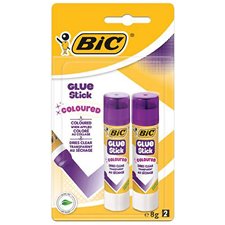 Bic 
Colored Stick Glue 2pcs 8g