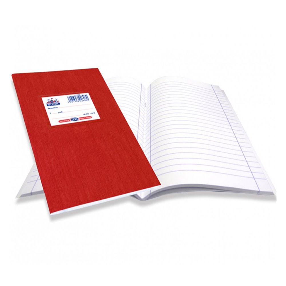Skag Paper Notebook Red 17Χ25 60gr. 50 Sheet 