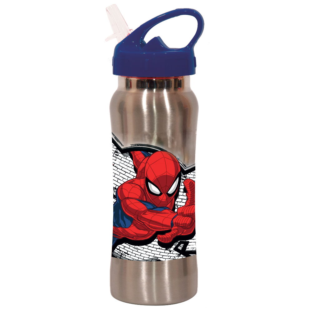 Gim Spiderman Classic Water Canteen 580Ml 