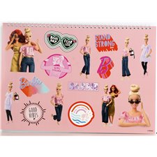 Gim Μπλοκ Ζωγραφικής 23X33 40 Φύλλα + Stickers Barbie 