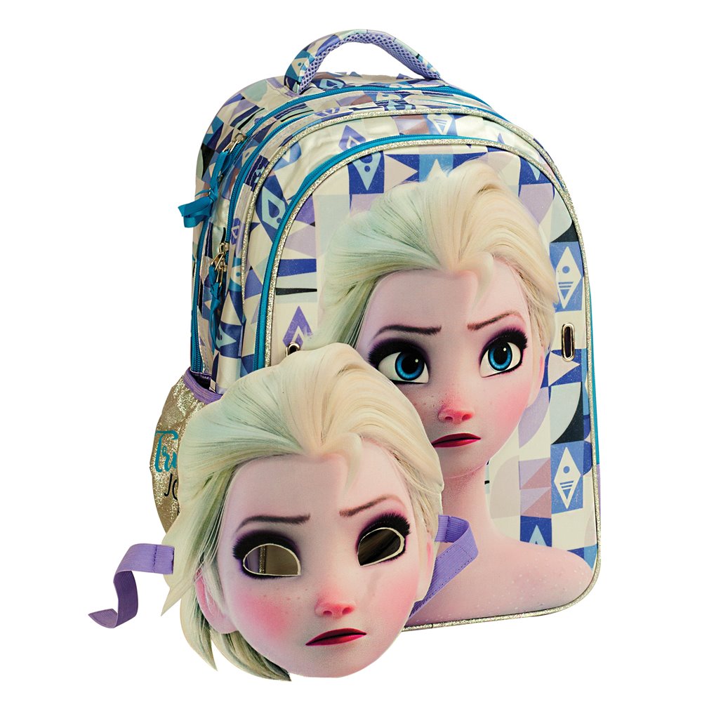 Gim Τσάντα Δημοτικού Οβάλ Elsa Frozen 