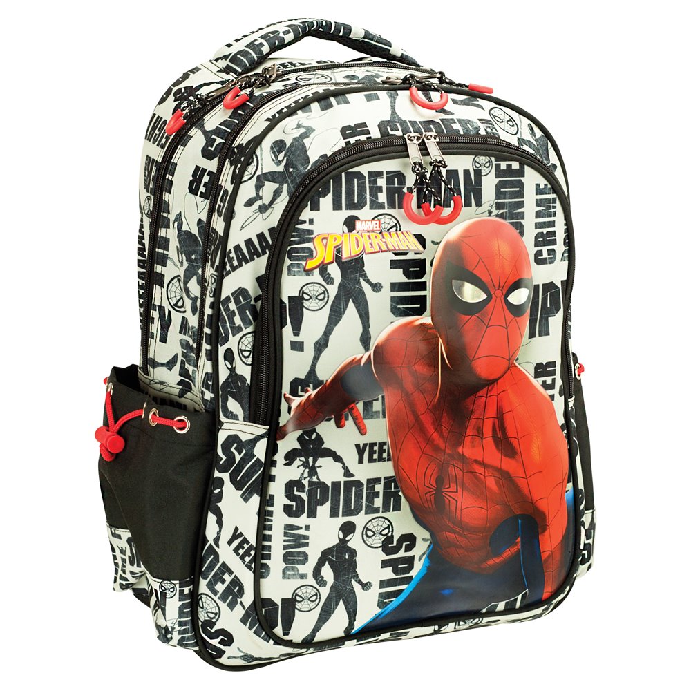 Gim Τσάντα Δημοτικού Οβάλ Spiderman 