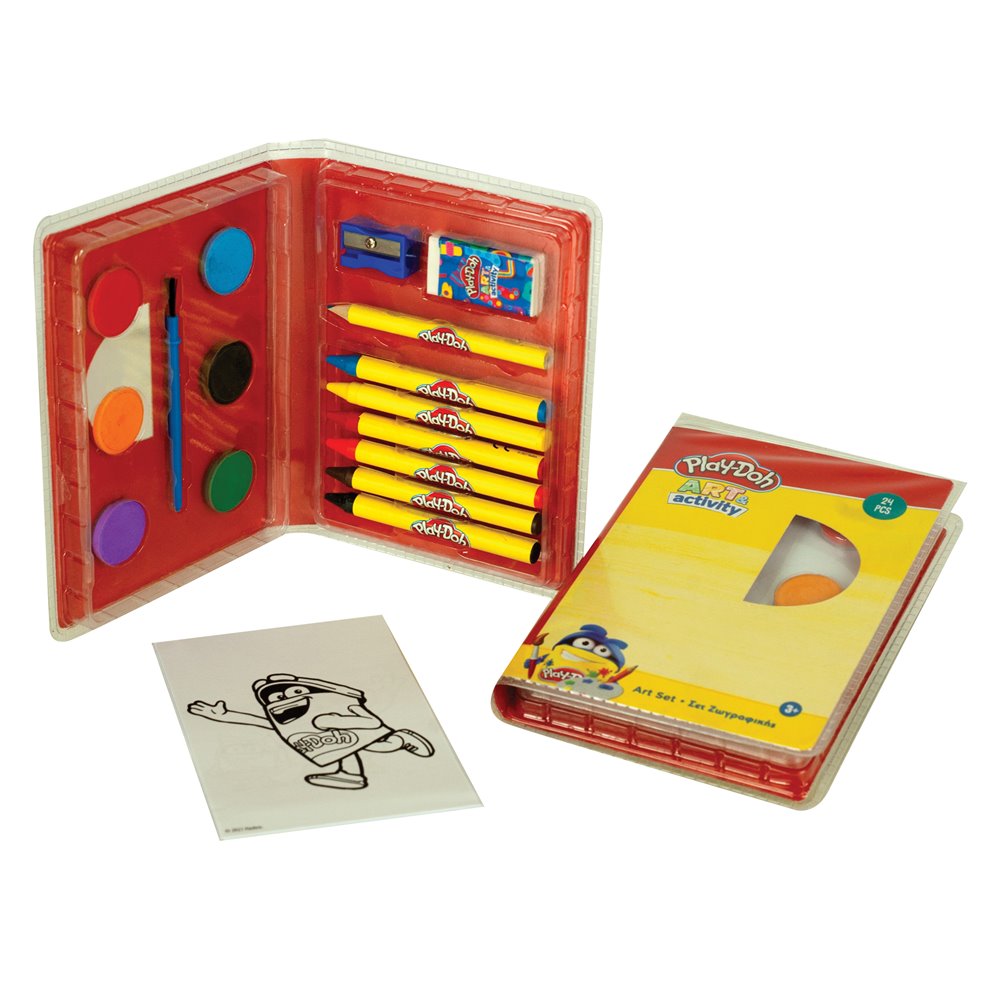 Gim Play-Doh Mini Set Ζωγραφικής 24τμχ 