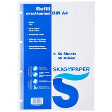 Skag Spare Sheets for Folder A4 50Sheets 1pc