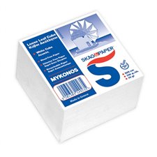 Skag White Note Papers Cube "Mykonos" 9x9cm 700 Sheets / 149235 1pc
