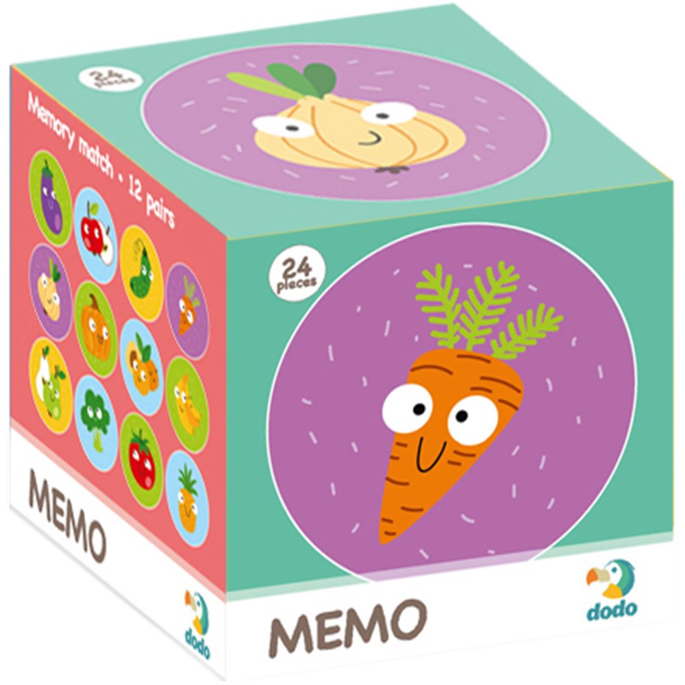 Dodo Μίνι Memo Game 24 τεμαχίων Φρούτα και Λαχανικά 300156 