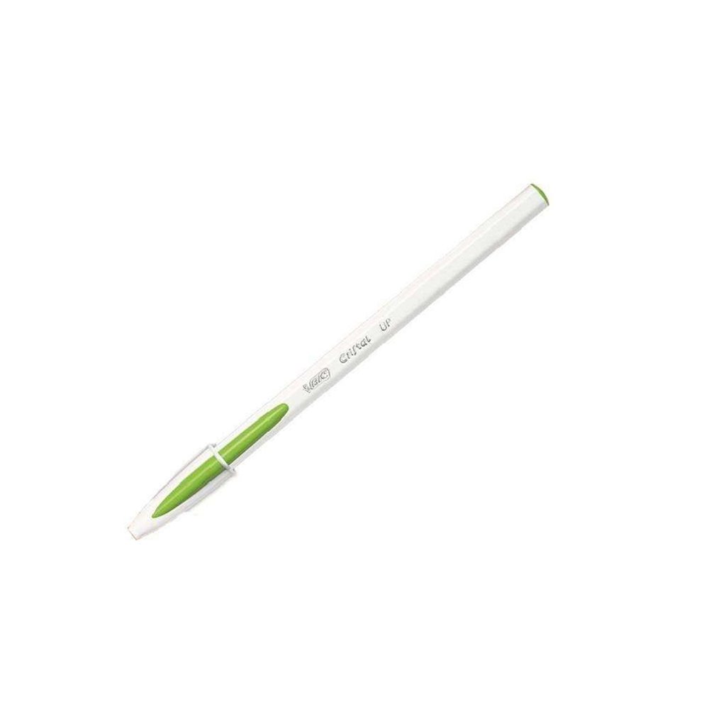 Bic 
Ballpoint pen 1.2mm with Blue Ink Cristal Up Light Green 1pc