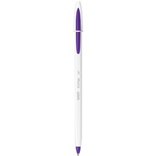 Bic Ballpoint Pen 1.2mm with Cristal Up Purple Blue Ink 1pc