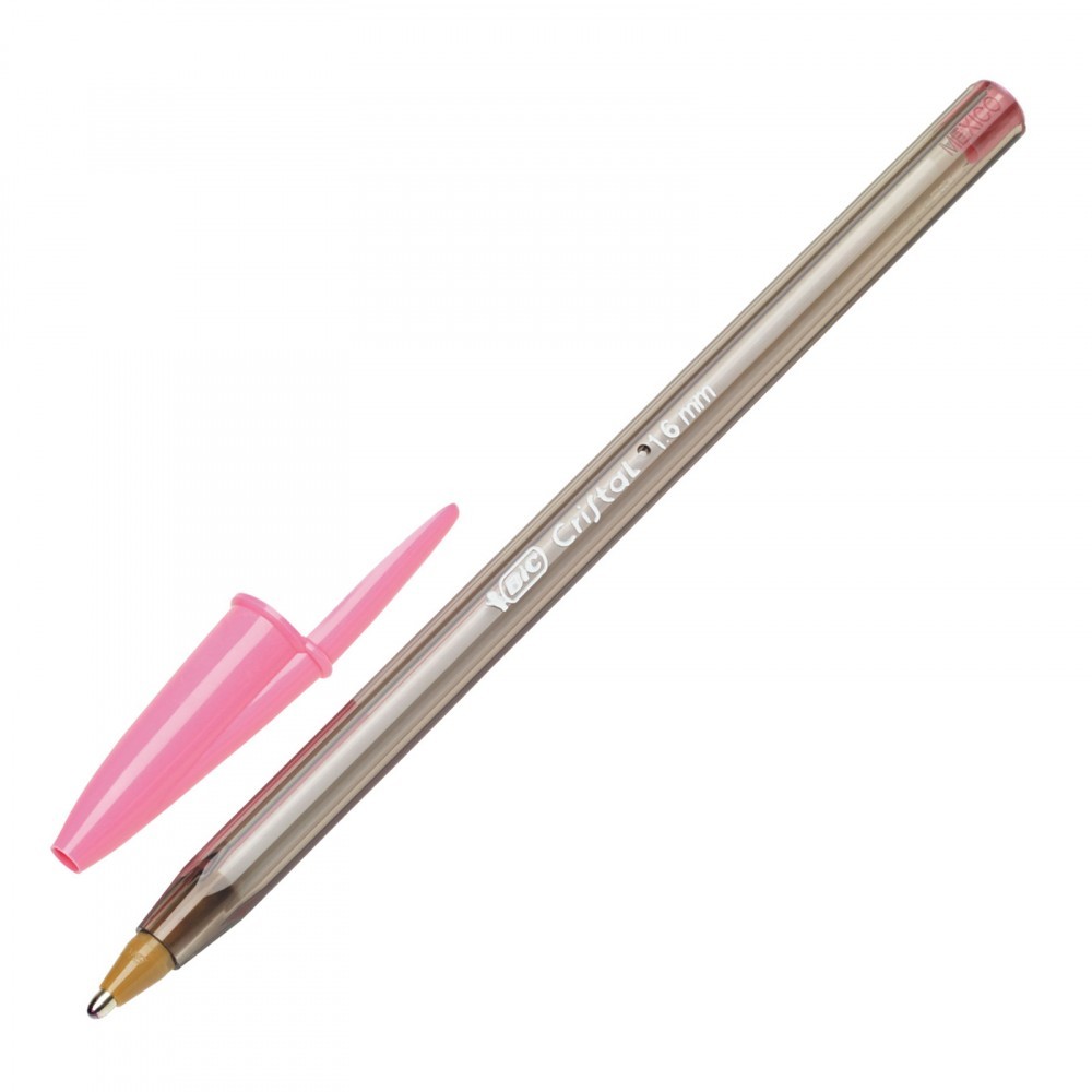 Bic 
Ballpoint pen 1.6mm with Pink Ink Cristal Fun 1pc