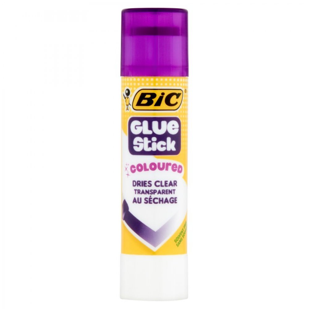 Bic Glue Stick Coloured Small Size 8g