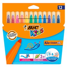 Bic Kids Washable Painting Markers in 12 pcs