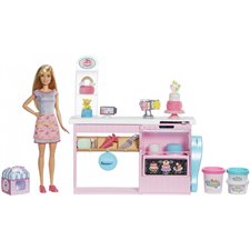 Mattel Barbie Pastry Shop with Doll GFP59 