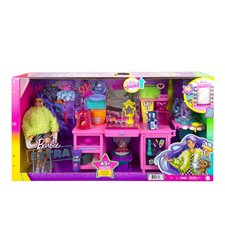 Mattel Barbie extra στούντιο ομορφιάς με κούκλα GYJ70 
