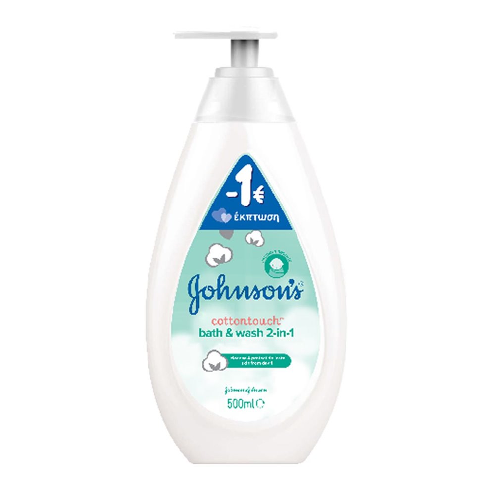 Johnson's Baby CottonTouch 2in1 Bath & Shampoo -1€ 500ml