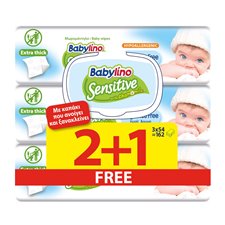 Babycare Μωρομάντηλα Fragrance Free 54x2+1 pcs ΔΩΡΟ 162pcs
