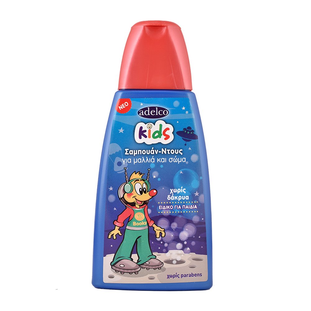 Adelco Kids Shampoo-Shower for Hair and Body 300ml