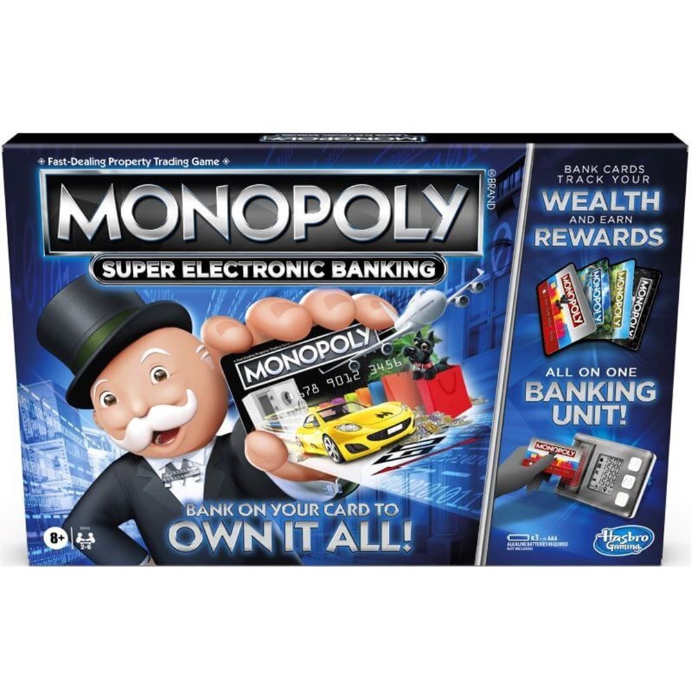 Hasbro Monopoly Super Electronic Banking Ηλεκτρονική Εξαργύρωση Bonus