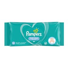 Pampers Fresh Clean Baby Wipes 52pcs