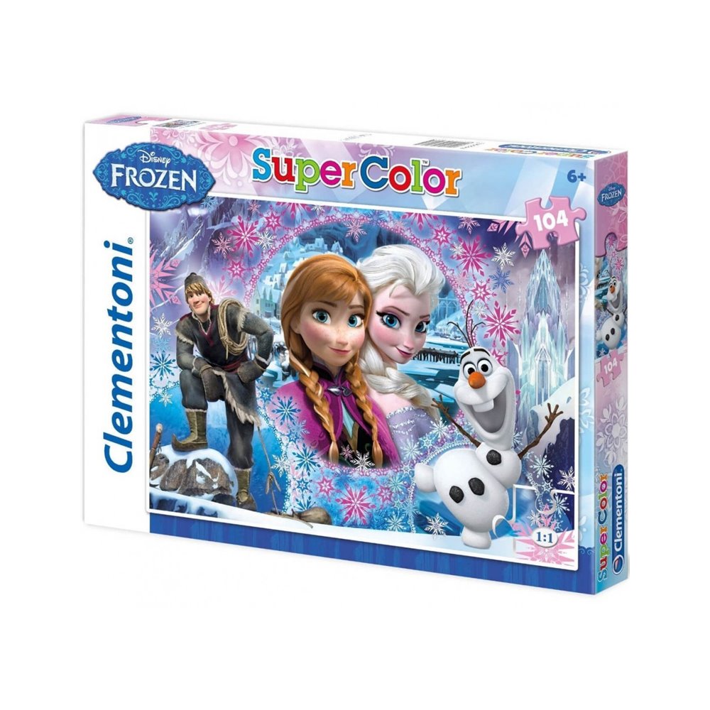 Clementoni Παζλ 104Τεμ. Super Color Disney Frozen
